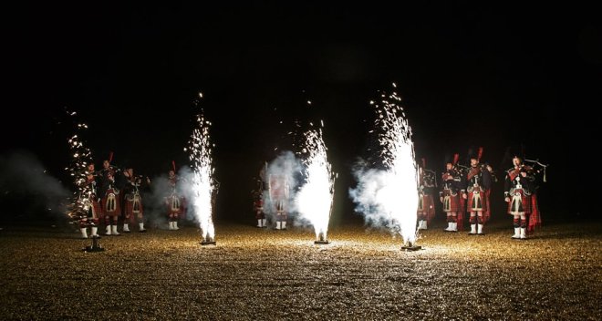 Pipe Band Fireworks