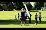Caber Tossing at Highland games experience team building event